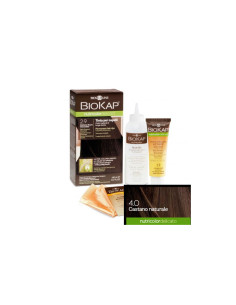 TINTE 4.00 DELICATO CASTAÑO NATURAL 140 ML.BIOKAP